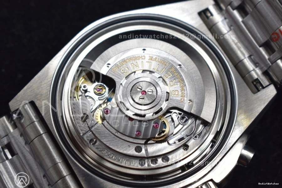 Dial BLSF B01 Bracelet Black Breathable A SS on 42mm 1:1 Best Edition 538 SS Chronomat 1231